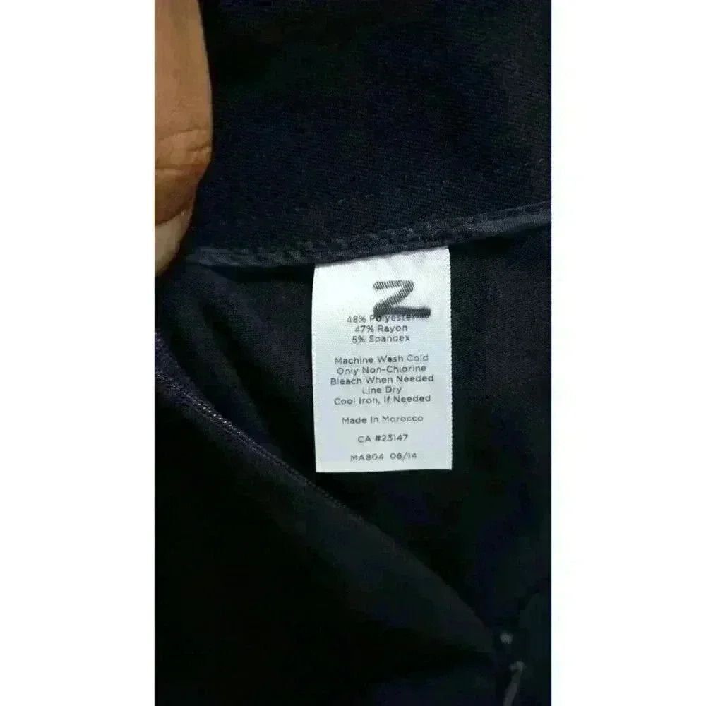Talbots Curvy Women's Blue Straight Trouser Pants, Size 6 - Picture 13 of 14